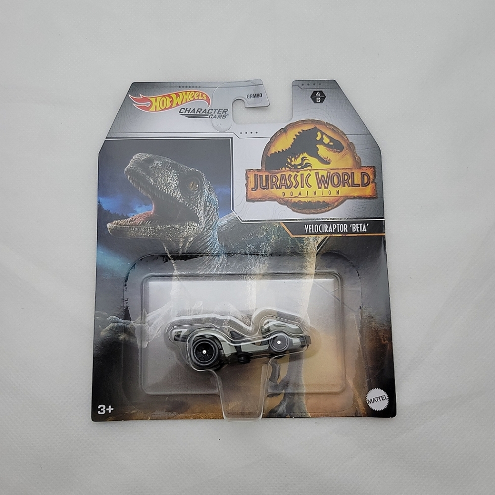 Hot Wheels Jurassic World Dominion Character Cars Velociraptor 'Beta'